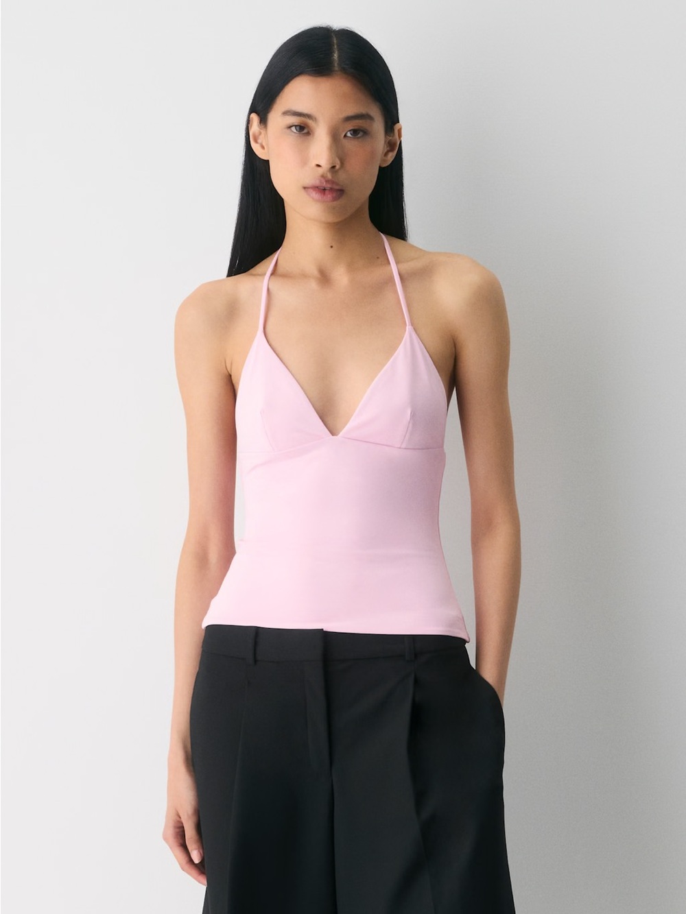 NWT - Aritzia Original Contour Solara Halter Top - Milkshake Pink - Medium